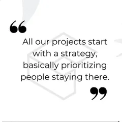 This quote is at the core of my design philosophy. All my projects start with a strategy that prioritizes the people who will be living in the space. Your lifestyle and comfort come first.