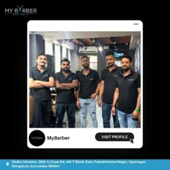 Meet the talented team from our Jayanagar branch. These are the dedicated professionals behind every sharp fade and classic trim, ensuring you always look and feel your best.