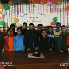Another moment from our new year celebration. Taking time to relax and celebrate our achievements is an important part of our academy's culture.