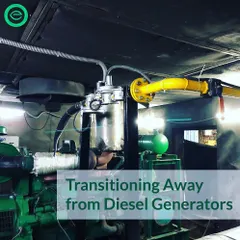 Diesel generators are becoming a thing of the past. This image represents the necessary transition to cleaner, cheaper, and more efficient fuel options. My services are designed to make this shift seamless for your operations.