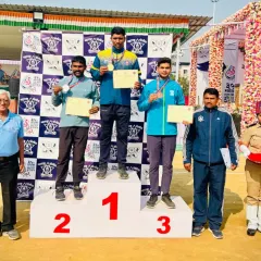 Representing the Maharashtra Police with pride. Our athlete secures 2nd place in the 200m race at the 35th Maharashtra Police Crida, a result of relentless training.
