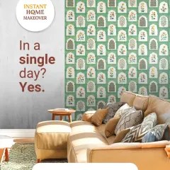 Yes, a complete room transformation in a single day is possible. We handle everything, so you can leave for work and come back to a fresh, new vibe. No paint, no dust, just a beautiful new wall.