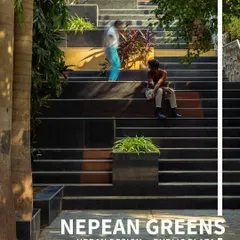 At Nepean Greens in Mumbai, we transformed a neglected staircase and garden into a lush, multi-level public plaza. This view captures the dynamic interplay of steps, platforms, and greenery, creating a tranquil escape and a vital pedestrian link within the dense urban fabric.