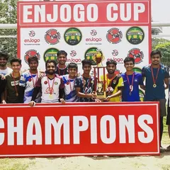 Champions. This is our team after winning the Enjogo Cup. We train to win, and this is the proof.
