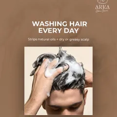 Washing your hair every single day can strip the scalp of its natural oils. This can ironically lead to a dry, irritated scalp or cause your glands to overproduce oil, making your hair greasier.