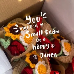 "You make a small team do a happy dance." A heartfelt thank you to my customers. Every order you place supports my small, family-run business and brings us so much joy.