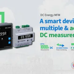 A closer look at our DC Energy MFM lineup, featuring both panel-mount and DIN-rail models. The EDC 2450 series is a smart device family built for multiple and accurate DC measurements, making it a versatile solution for various renewable energy applications.