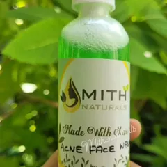 My Acne Facewash, formulated to be a gentle yet effective cleanser for pimple-prone skin. The pump bottle makes it easy to use, and the natural formula helps in removing impurities without drying out your skin.