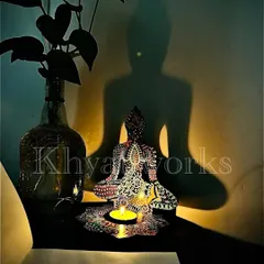 I love how my hand-painted Buddha candle holders create such a serene atmosphere. The way the candlelight plays with the intricate patterns and casts a peaceful shadow is just magical, perfect for a quiet corner in your home.