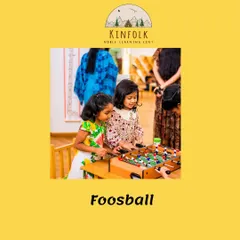 Even foosball got a carnival twist. Events like these are all about shared experiences and creating a sense of community and fun for our little folks and their families.