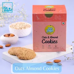 Our Oats Almond Cookies are a perfect choice for healthy snacking. They are handcrafted, egg-free, and made with no added flavors or preservatives.