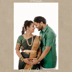 A classic maternity portrait of the expecting couple. This photo beautifully captures their connection and excitement for the new arrival.