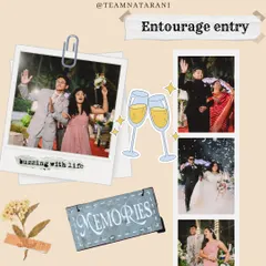 Choreographing a fun and memorable entourage entry. We work with your bridesmaids and groomsmen to create a grand entrance that kicks off the celebration with amazing energy and gets everyone excited.