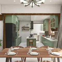 This is where the magic begins. A detailed 3D render of a kitchen and dining space allows you to see and feel your future home before any work starts. I focus on creating designs that blend modern aesthetics with practical, everyday comfort.