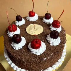 Introducing my Memory Lane Black Forest cake. It's my modern version of the classic Indian bakery favorite, made with the best seasonal cherries. It's pure nostalgia in every bite.