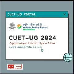 An important update for students: the CUET-UG 2024 application portal is now open on cuet.samarth.ac.in.