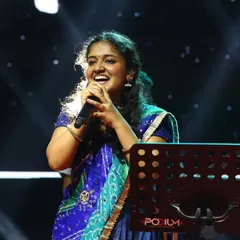 A happy moment captured during my band's debut pro-show at Saarang, IIT Madras. There's nothing like the feeling of singing for a packed audience and sharing the music with thousands of people.