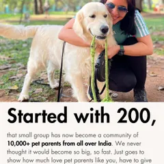 What started as a small WhatsApp group of 200 has grown into a nationwide community of over 10,000 pet parents. This incredible journey shows the power of love and support in the pet parent community.
