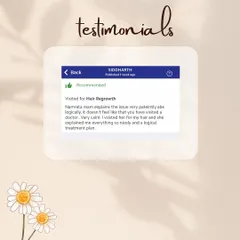 I am grateful for patient feedback like this. It highlights my approach to explaining the hair regrowth process logically and calmly, ensuring you feel comfortable and informed throughout your treatment plan.
