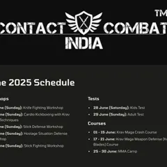 Here is the schedule for our upcoming workshops, courses, and tests. We offer everything from knife defense and stick fighting to intensive crash courses and MMA camps.