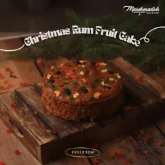 My classic Christmas Rum Fruit Cake is a holiday essential. It's packed with rum-soaked fruits and nuts, offering a rich, moist, and flavourful experience in every slice.