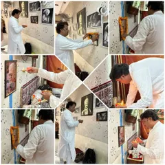 On Guru Purnima, we begin by honoring the great masters of our tradition. Here I am paying my respects, a ritual that reinforces the values of humility and gratitude in all my students.