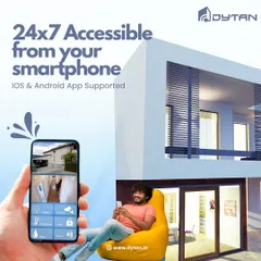My system is accessible 24/7 from your smartphone. The app, supported on both iOS and Android, lets you view security cameras and control your home while you relax.