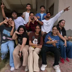 Just a bunch of happy faces and fun poses. This is the vibe of our adult batch after a productive and energetic dance session.