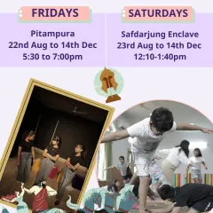Announcing our scriptwriting adventure based on Greek mythology, with batches in Pitampura and Safdarjung Enclave for ages 11-15.
