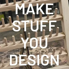 This custom-designed wooden rack, made with precisely drilled holes and dowels, is a great example of a practical and well-executed member project. It shows how you can create functional items tailored to your specific needs.