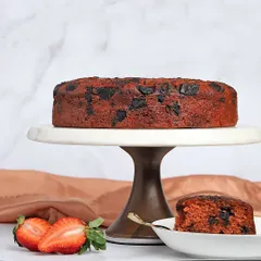 Don’t miss out on my Strawberry Dark Chocolate Cake. It's made with guilt-free goodness, without any butter, maida, or sugar. Your taste buds will thank you.