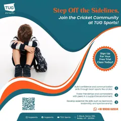 Don't let your child stay on the sidelines. Cricket helps build confidence, communication skills, and friendships in a supportive team environment. Sign up for a free trial.