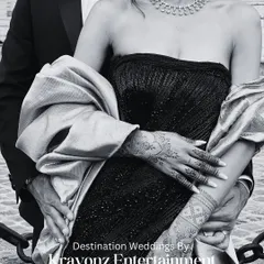 Destination weddings by Krayonz Entertainment. This black and white shot from a Paris wedding captures the timeless romance and elegance we bring to celebrations across the globe.