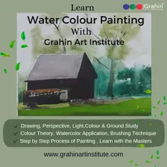 An overview of what you will learn in our watercolor painting hobby course. We cover everything from the basics of drawing and perspective to advanced brushing techniques.