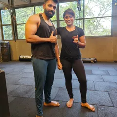 It’s not just about individual training; it’s about building a stronger community. Here I am with a fellow fitness enthusiast after a challenging Animal Flow session, pushing each other to evolve.