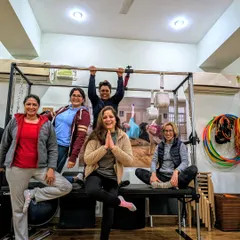 So much fun together on a cold day! Nothing like a good Pilates session to warm up and lift the spirits.