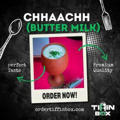 Chill out with our refreshing Chhaachh, or buttermilk. Spiced perfectly for a savory taste, it's a premium quality drink that's great for digestion and cooling down on a hot Bangalore day.