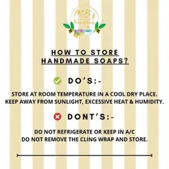 My handcrafted soaps are different from commercial ones because they contain natural glycerin and essential oils. This guide explains the best way to store them to preserve their freshness and fragrance.