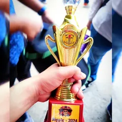 Holding the trophy for securing 2nd Position in the 'Swarnbhuti' Solo Instrumental Competition. Every recognition is a reminder of Waheguru's grace and the support of my teachers and family.