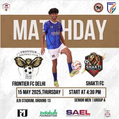 Announcing our Group A match against Shakti FC. Every game is a battle, and we are always ready.