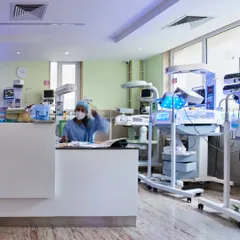 Designing a Neonatal Intensive Care Unit (NICU) requires a deep understanding of both medical technology and human vulnerability. This space is meticulously planned for staff efficiency, with clear sightlines and organized equipment, while also incorporating elements like controlled lighting and acoustic separation to create a low-stress, healing environment for our most fragile patients.