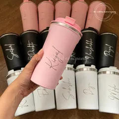 Perfect for a fitness-focused team or bridal party, these personalized protein shakers come in chic pink, black, and white. Each one is customized with a name, making them a great motivational tool for workout sessions.