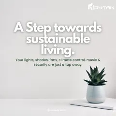 My systems are a step towards sustainable living. With one-tap control over lights, shades, climate, and security, you can easily manage your home's energy consumption.