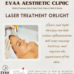An explanation of how laser and light therapy works to improve skin. It can help reduce inflammation, kill acne-causing bacteria, and enhance the overall appearance of the skin.