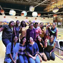 We practice what we preach. Our training days always include time for our team to play, connect, and recharge together, like this fun evening of bowling. A happy team fosters a happy learning environment.