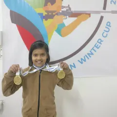 All smiles and two gold medals. This young winner from the TOPGUN WINTER CUP 2023 shows the joy and sense of accomplishment that our competitions bring to aspiring shooters.