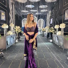 Here is another view of the modern black and gold walkway. I designed this space with reflective ceiling discs and integrated LED strips to create a sense of depth and luxury, ensuring guests feel like VIPs from the moment they arrive.