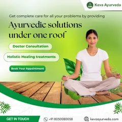 At Keva Ayurveda, we provide complete Ayurvedic solutions under one roof. This image represents our integrated services, from in-depth doctor consultations to holistic healing treatments, all designed to restore your well-being.
