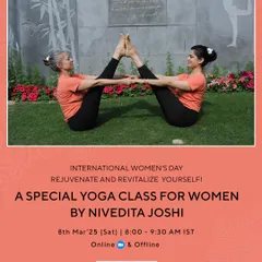 My special yoga class for women on International Women's Day. It is an invitation to rejuvenate, revitalize, and celebrate the power within.