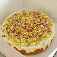 This beautiful Pistachio Rose cake is a perfect example of my wholesome bakes. It's made with nutritious ingredients and can be adapted for various dietary needs.
